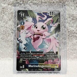 5/$20 Mint MarineAngemon Digimon Holo Card EX2-018 R by Bandai!!